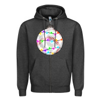 Charcoal Heather Christmas baseball Zipper Hoodie - RanaPortraitStore