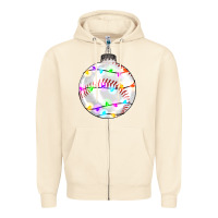 Sandshell Christmas baseball Zipper Hoodie - RanaPortraitStore