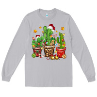 Moon Dust Christmas cactus Long Sleeve Tee - Zillion Design Studio