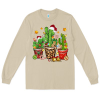 Mushroom Christmas cactus Long Sleeve Tee - Zillion Design Studio