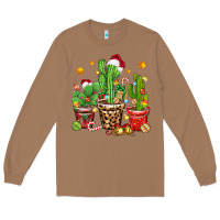 Toasted Coconut Christmas cactus Long Sleeve Tee - Zillion Design Studio