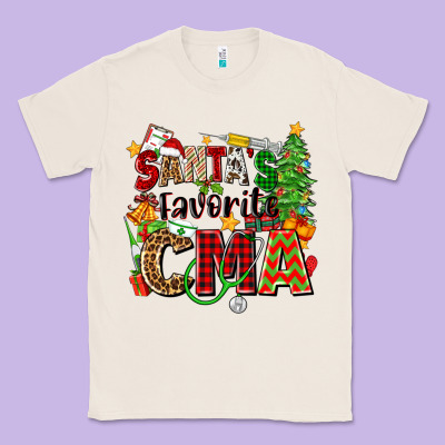 Classic Tee santa's favorite cma