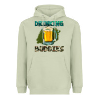 Matcha drinking buddies with beer Heavyweight Hoodie - HRA Design Shop