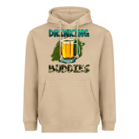 Mushroom drinking buddies with beer Heavyweight Hoodie - HRA Design Shop