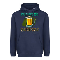 Navy drinking buddies with beer Heavyweight Hoodie - HRA Design Shop