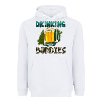 White drinking buddies with beer Heavyweight Hoodie - HRA Design Shop
