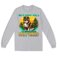 Moon Dust life is better with a australian shepherd Long Sleeve Tee - texasbilliewilder