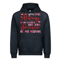 Navy you will always be my forever you will forever be Urban Hoodie - MaliasSmallBusiness