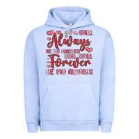 Pigment Grape Ice you will always be my forever you will forever be Urban Hoodie - MaliasSmallBusiness