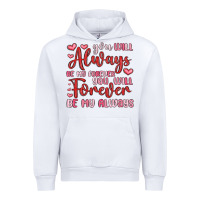 White you will always be my forever you will forever be Urban Hoodie - MaliasSmallBusiness