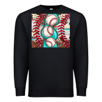 Black baseball leopard cowhide turquoise Premium Sweatshirt - JahusDesignShop