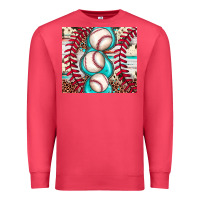 Cardinal baseball leopard cowhide turquoise Premium Sweatshirt - JahusDesignShop