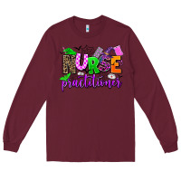 Burgundy nurse practitioner Long Sleeve Tee - AdoDesignShop