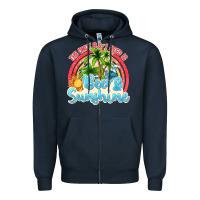 Navy beer and sunshine Zipper Hoodie - texasbilliewilder