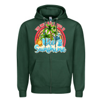 Sports Green beer and sunshine Zipper Hoodie - texasbilliewilder