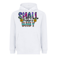 White small business baby Heavyweight Hoodie - CowhideDigitalArt