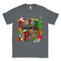 Charcoal Heather santa's favorite pt Classic Tee - Zillion Design Studio