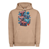 Pigment Burro usa america cassette tapes Urban Hoodie - MaliasSmallBusiness