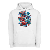 Pigment Lunar Rock usa america cassette tapes Urban Hoodie - MaliasSmallBusiness