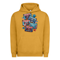 Pigment Peanut Butter usa america cassette tapes Urban Hoodie - MaliasSmallBusiness