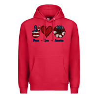 Cardinal Peace Love America Premium Hoodie - Jasminsmagicworld