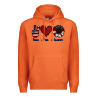Carrot Peace Love America Premium Hoodie - Jasminsmagicworld