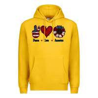 Lemon Peace Love America Premium Hoodie - Jasminsmagicworld