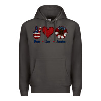 Smoke Peace Love America Premium Hoodie - Jasminsmagicworld