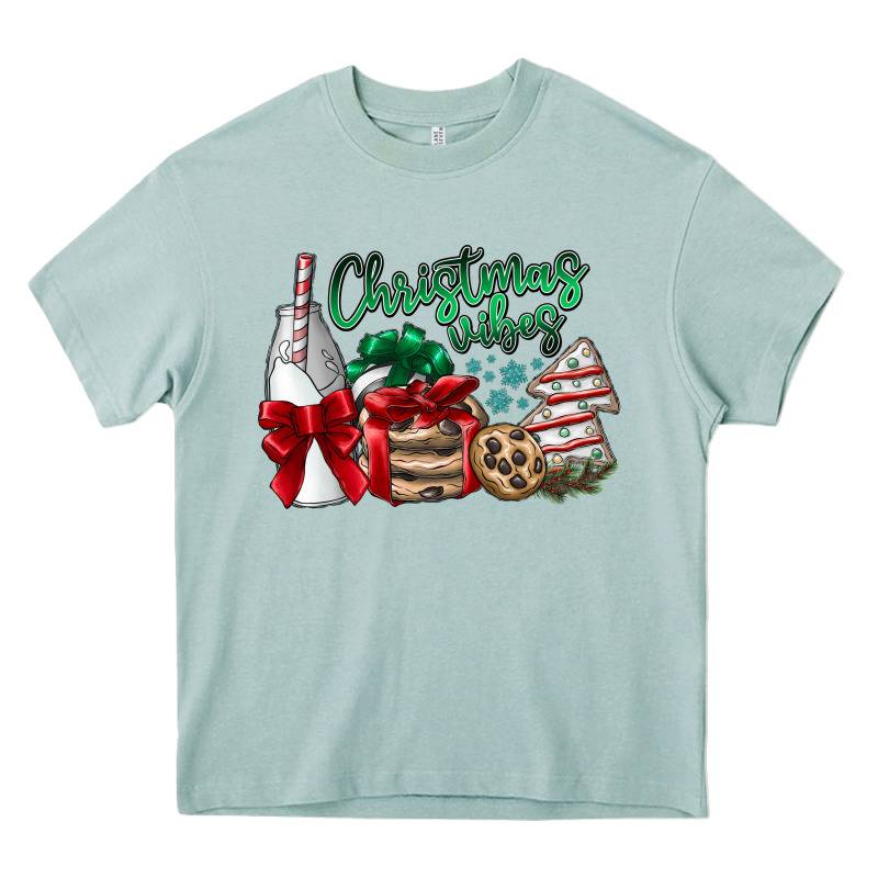 Christmas Vibes Heavy Core Tee by CowhideDigitalArt | Teevron