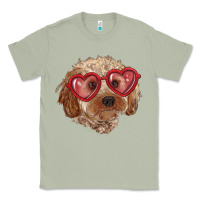 Matcha toy poodle with love glasses Classic Tee - RanaPortraitStore