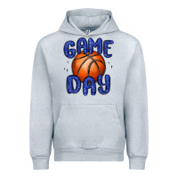Heather Grey game day basketball Urban Hoodie - MaliasSmallBusiness