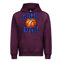 Mauve Wine game day basketball Urban Hoodie - MaliasSmallBusiness