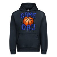 Navy game day basketball Urban Hoodie - MaliasSmallBusiness