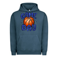 Pigment Midnight Navy game day basketball Urban Hoodie - MaliasSmallBusiness