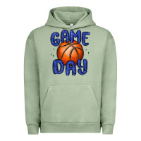 Pigment Oil Green game day basketball Urban Hoodie - MaliasSmallBusiness