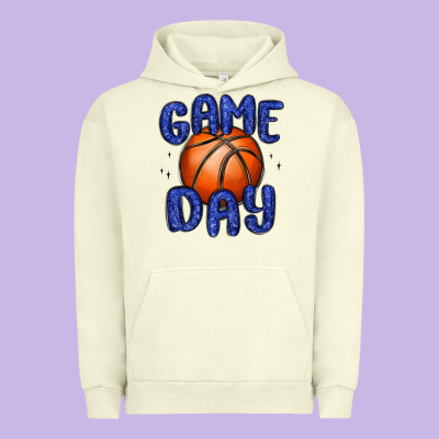 Game Day Basketball Urban Hoodie Designed By Maliassmallbusiness