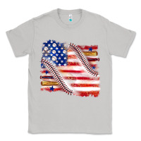 Moon Dust baseball american flag Classic Tee - texasbilliewilder