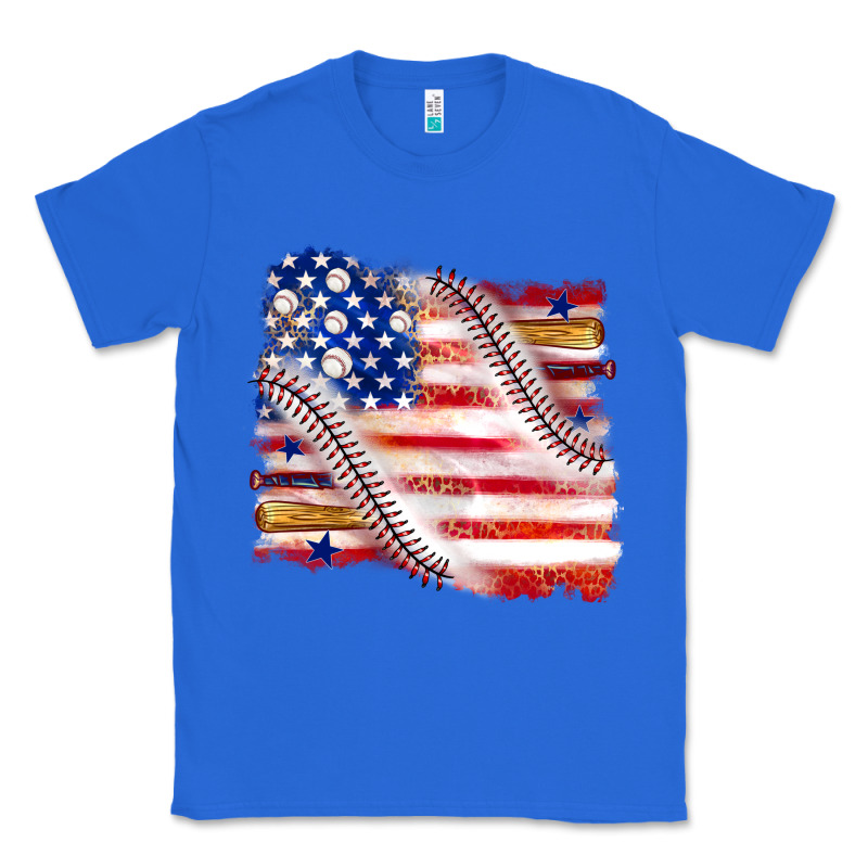 Baseball American Flag Classic Tee by texasbilliewilder | Teevron