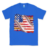 True Royal baseball american flag Classic Tee - texasbilliewilder