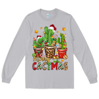 Moon Dust christmas cactus merry cactmas Long Sleeve Tee - Zillion Design Studio