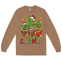 Toasted Coconut christmas cactus merry cactmas Long Sleeve Tee - Zillion Design Studio