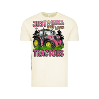 Vintage Arctic just a girl who loves tractors Vintage Tee - BarkalooDesign