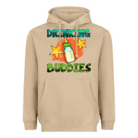 Mushroom drinking buddies with baby bottle Heavyweight Hoodie - HRA Design Shop