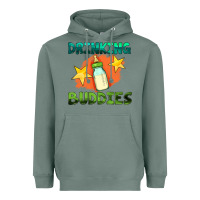 Sage drinking buddies with baby bottle Heavyweight Hoodie - HRA Design Shop