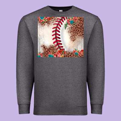 Baseball Leopard Premium Sweatshirt Designed By Jahusdesignshop