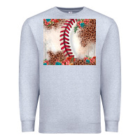 Heather Grey baseball leopard Premium Sweatshirt - JahusDesignShop