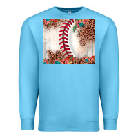 Ocean Blue baseball leopard Premium Sweatshirt - JahusDesignShop