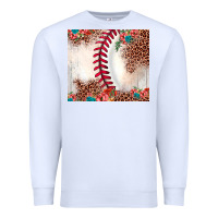 White baseball leopard Premium Sweatshirt - JahusDesignShop