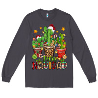 Smoke christmas cactus feliz navidad Long Sleeve Tee - Zillion Design Studio