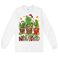White christmas cactus feliz navidad Long Sleeve Tee - Zillion Design Studio